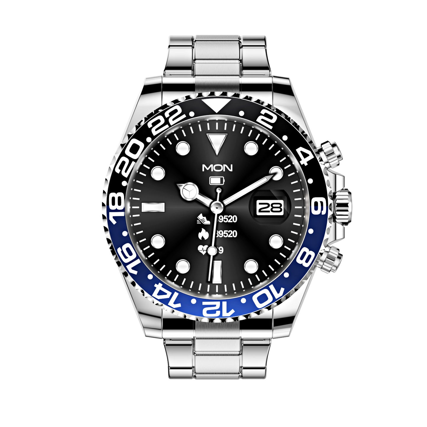 Reloj Inteligente Acero Inoxidable Verde Agua Fantasma