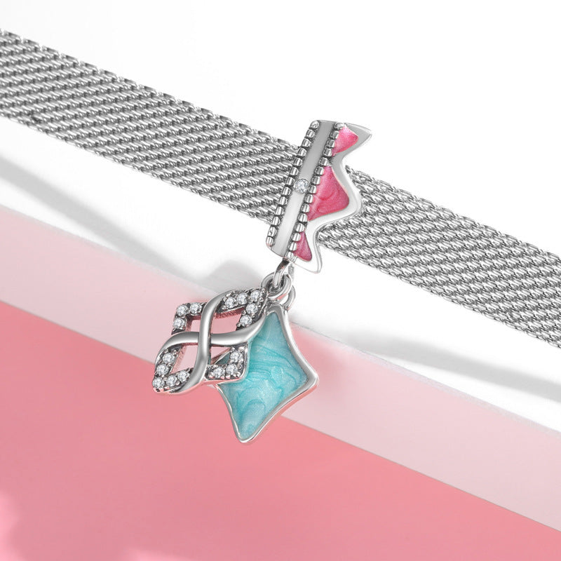 Panda Hot Air Balloon Stars All Kinds Of Watch Chain Beads Clip 925 Sterling Silver Diy Accessories Loose Beads