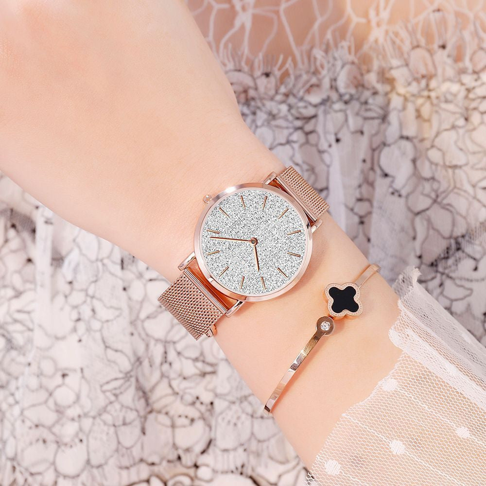 Reloj impermeable de movimiento de moda para mujer