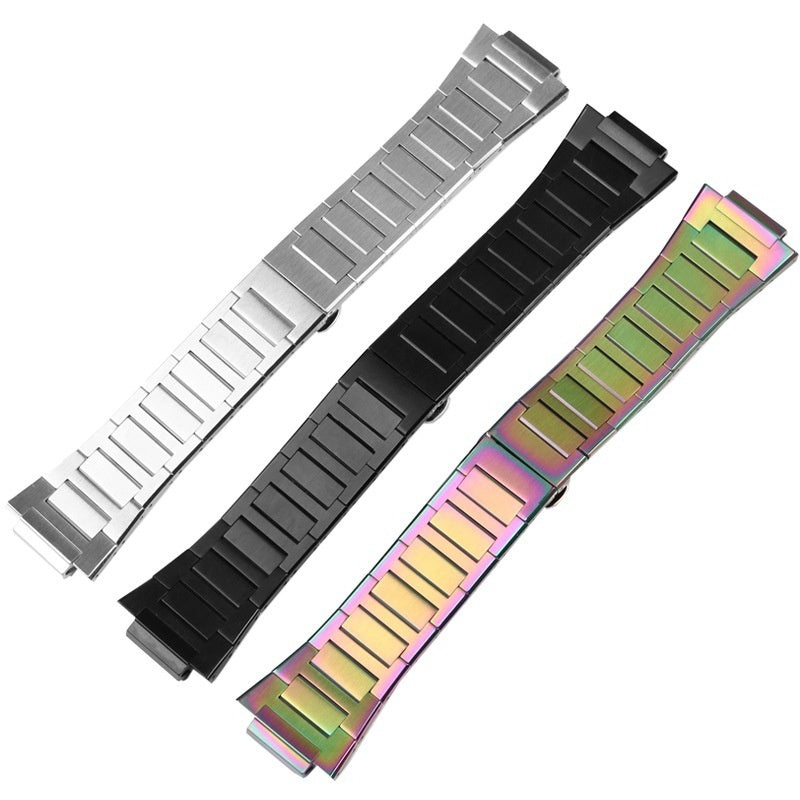 Correa de acero inoxidable adecuada para relojes Casilou, accesorios de correa de reloj de la serie Farm Oak