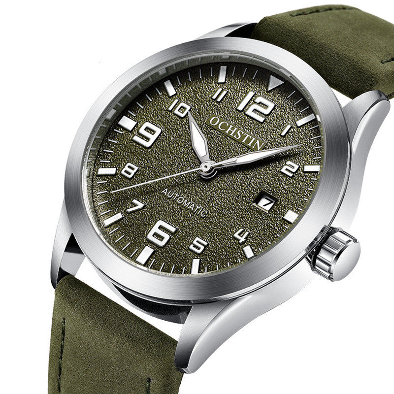 Reloj mecánico para hombre con calendario de moda