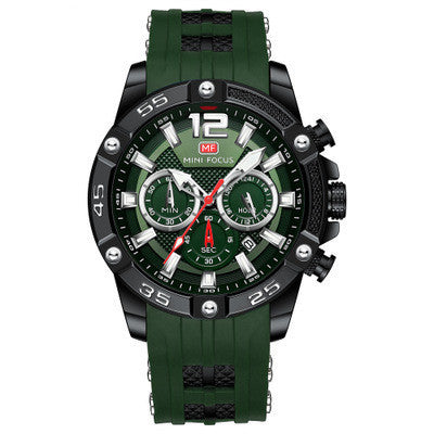 Men's Watch Sports Quartz Fashion Silicone Band