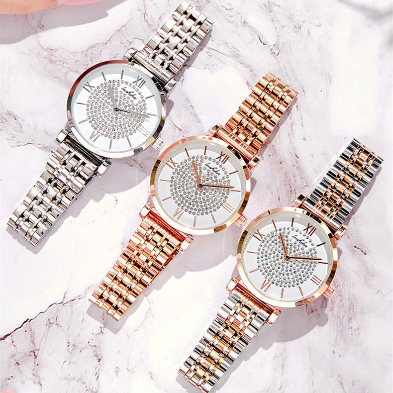 Full Star Steel Band Fashion Women's Watch