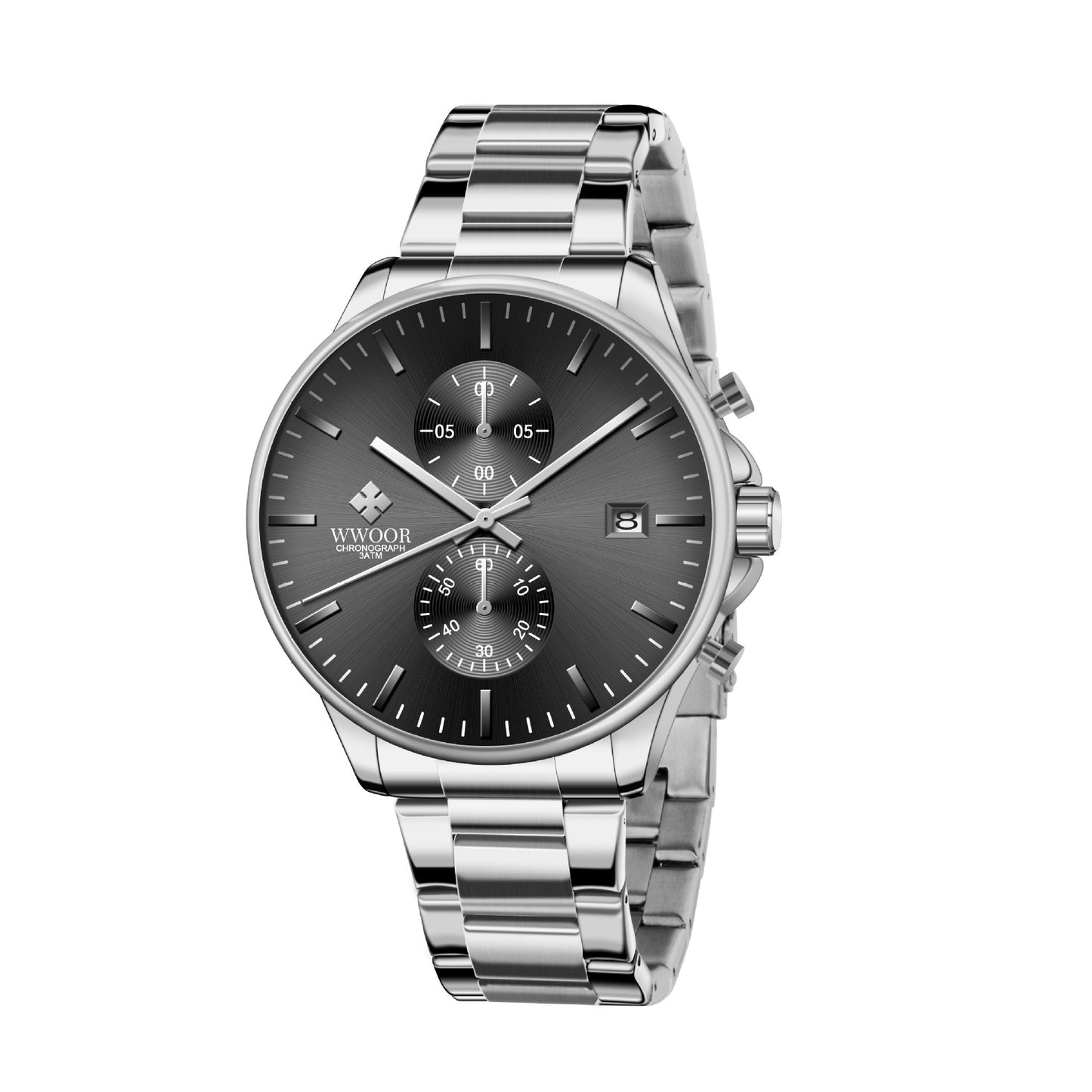Steel Belt Senior Men's Watch Simple Quartz Waterproof Men's Watch