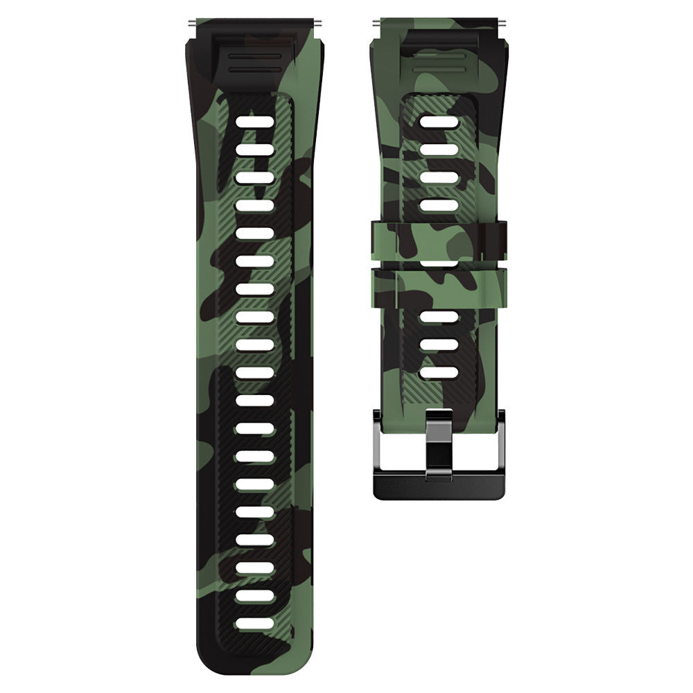 Silicone Flat Direct Mouth Smart Watch Strap