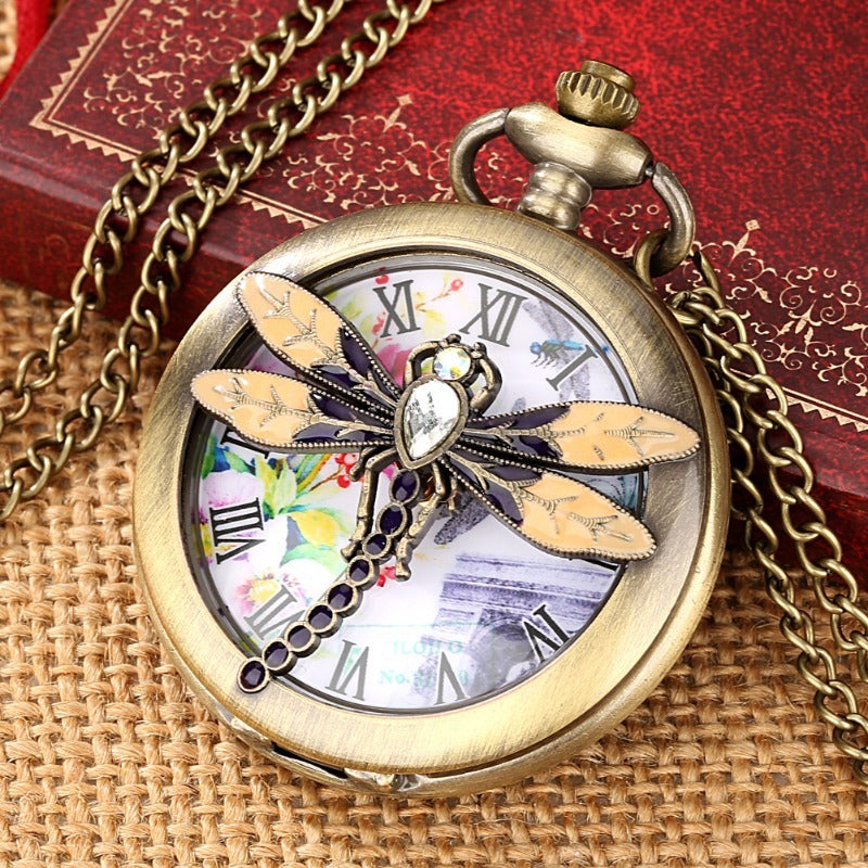 Reloj de bolsillo moderno y de tendencia para hombres y mujeres
