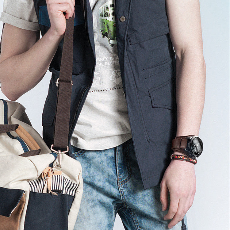 Fashion Men's Waterproof Business Quartz Multi-function Sports Watch