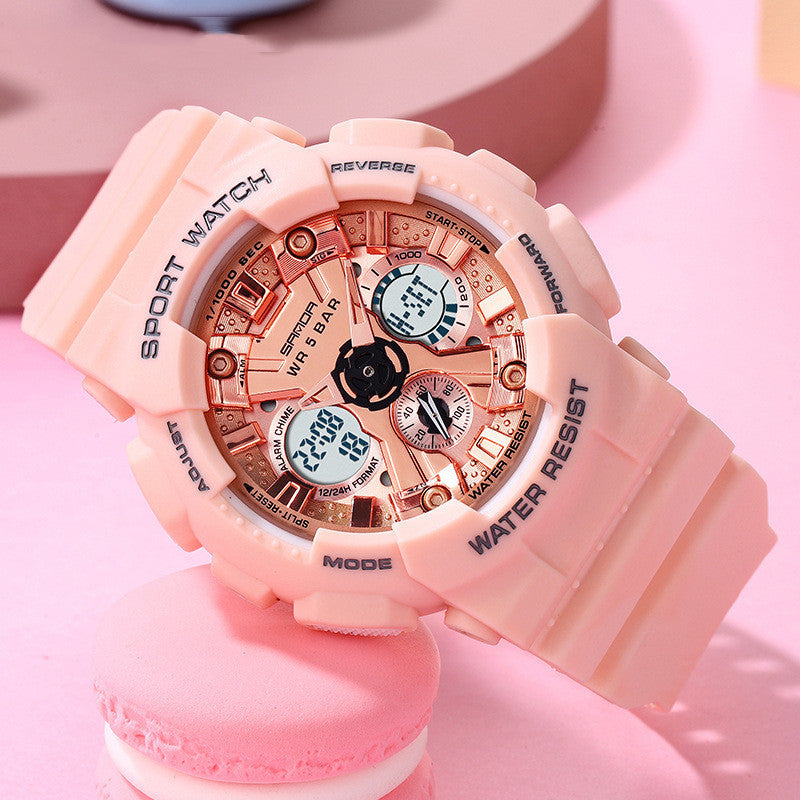 Reloj electrónico multifunción con podómetro y Bluetooth