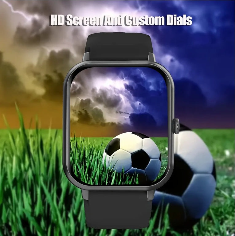 Reloj inteligente cuadrado ZL54CJ para mujer, con Bluetooth, llamadas, control del ritmo cardíaco, modo deportivo, rastreador de actividad física, reloj inteligente resistente al agua para hombres y mujeres, para iOS y Android