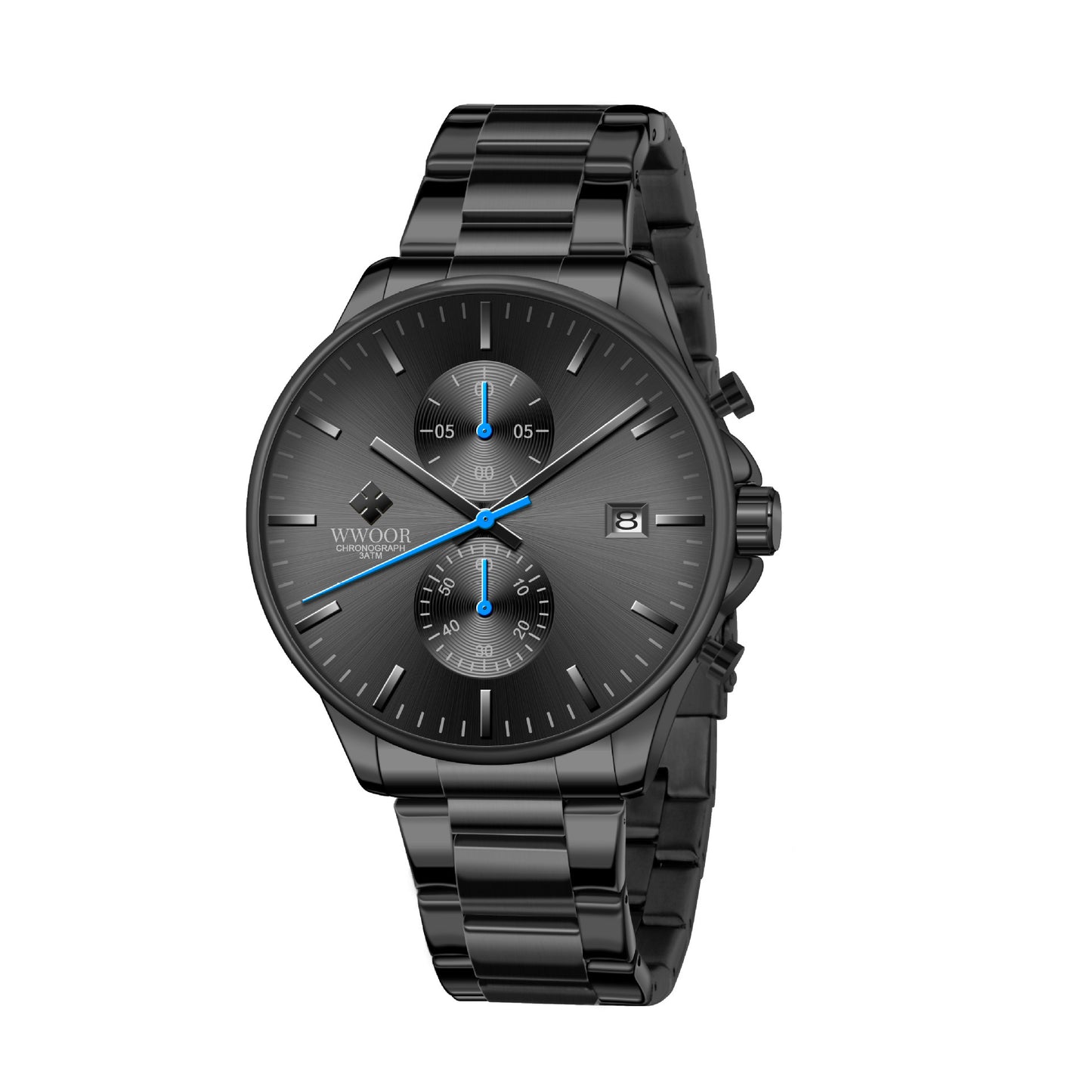 Steel Belt Senior Men's Watch Simple Quartz Waterproof Men's Watch