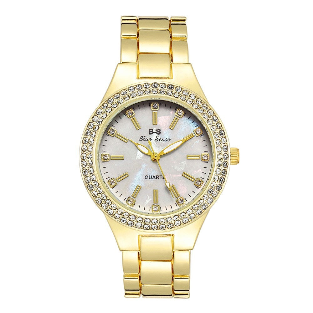 Diamond Women's Bracelet Watch Two-piece Set