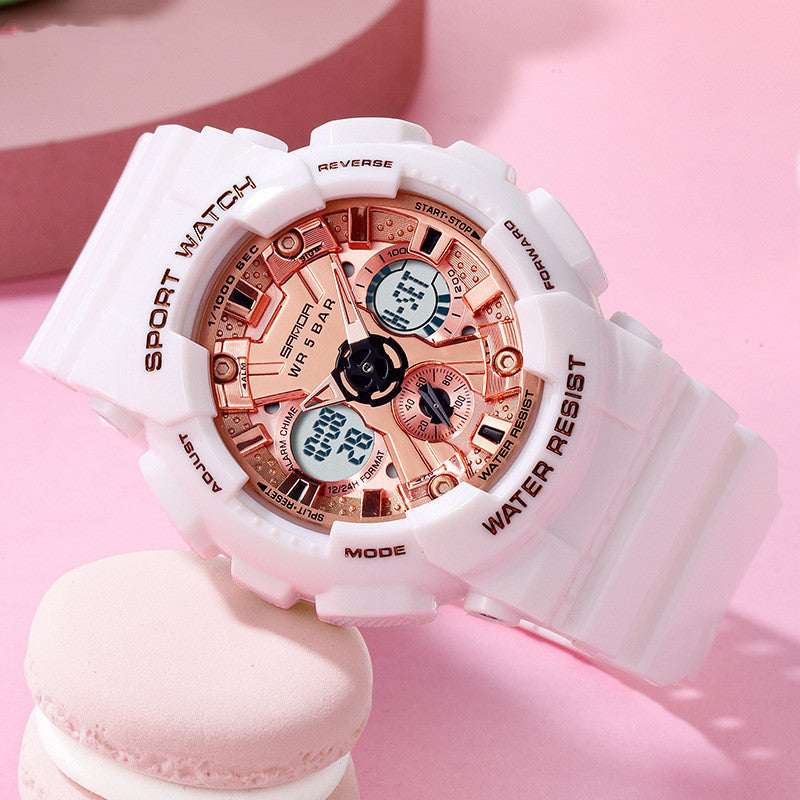 Reloj electrónico multifunción con podómetro y Bluetooth
