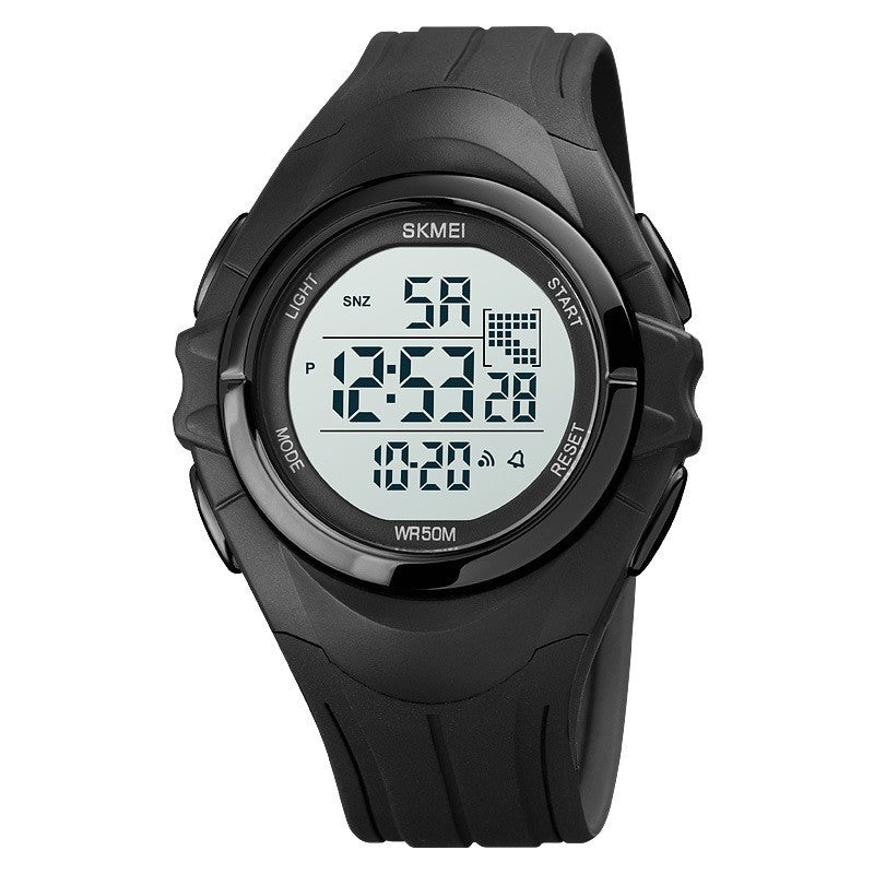 Reloj electrónico deportivo para estudiantes con doble horario para exteriores