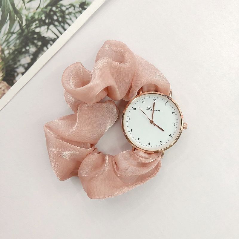 Reloj digital con cinta de moda creativa estilo Ins para mujer