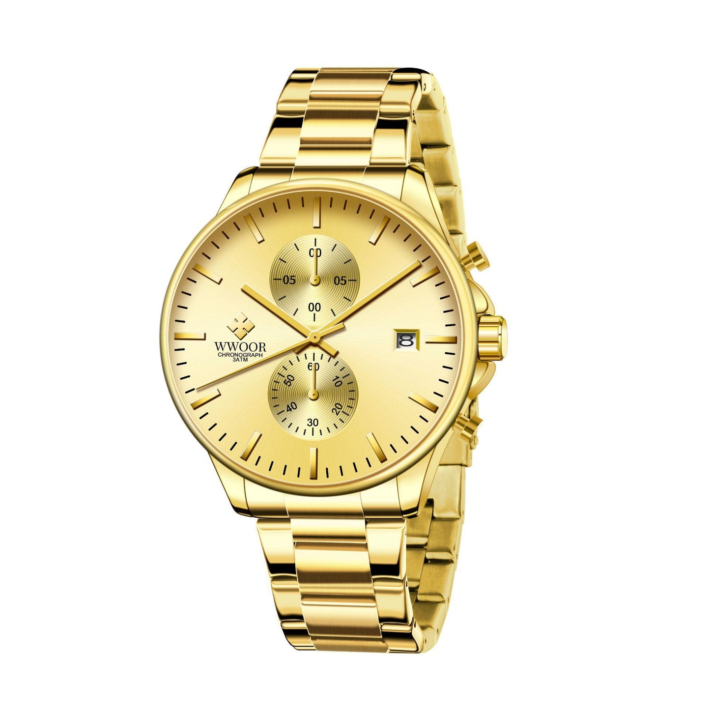 Steel Belt Senior Men's Watch Simple Quartz Waterproof Men's Watch