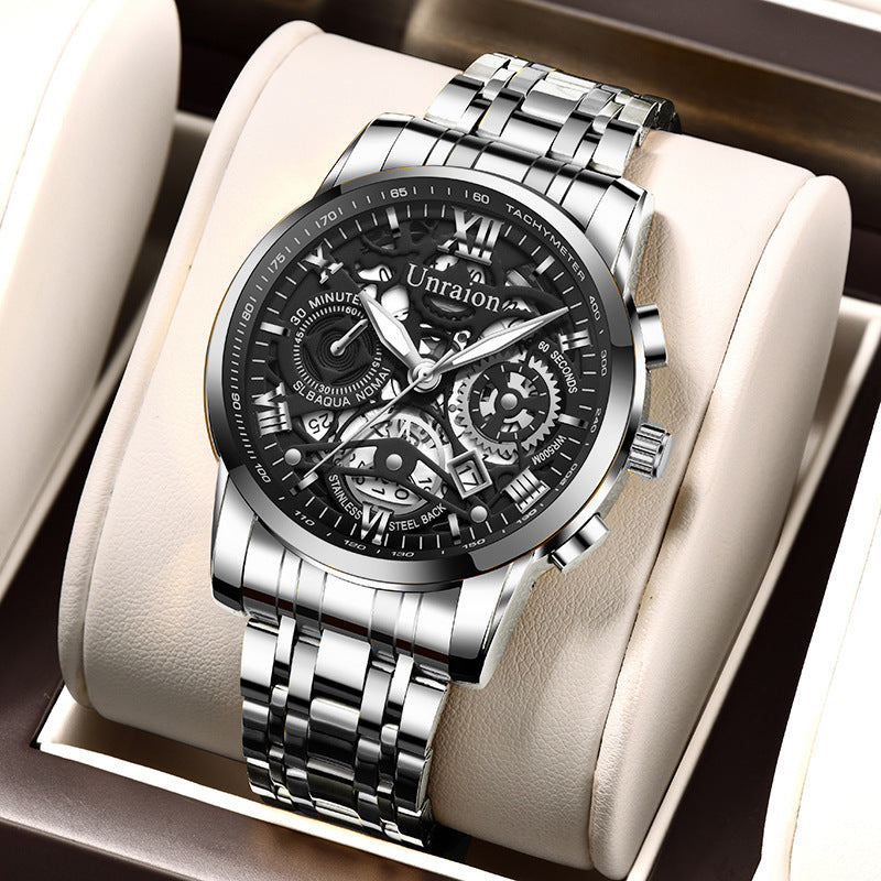 Reloj de cuarzo no mecánico luminoso para hombre