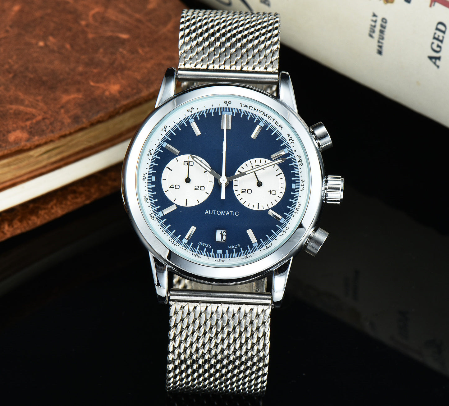 Men's Steel Belt Belt Business Style Quartz Watch