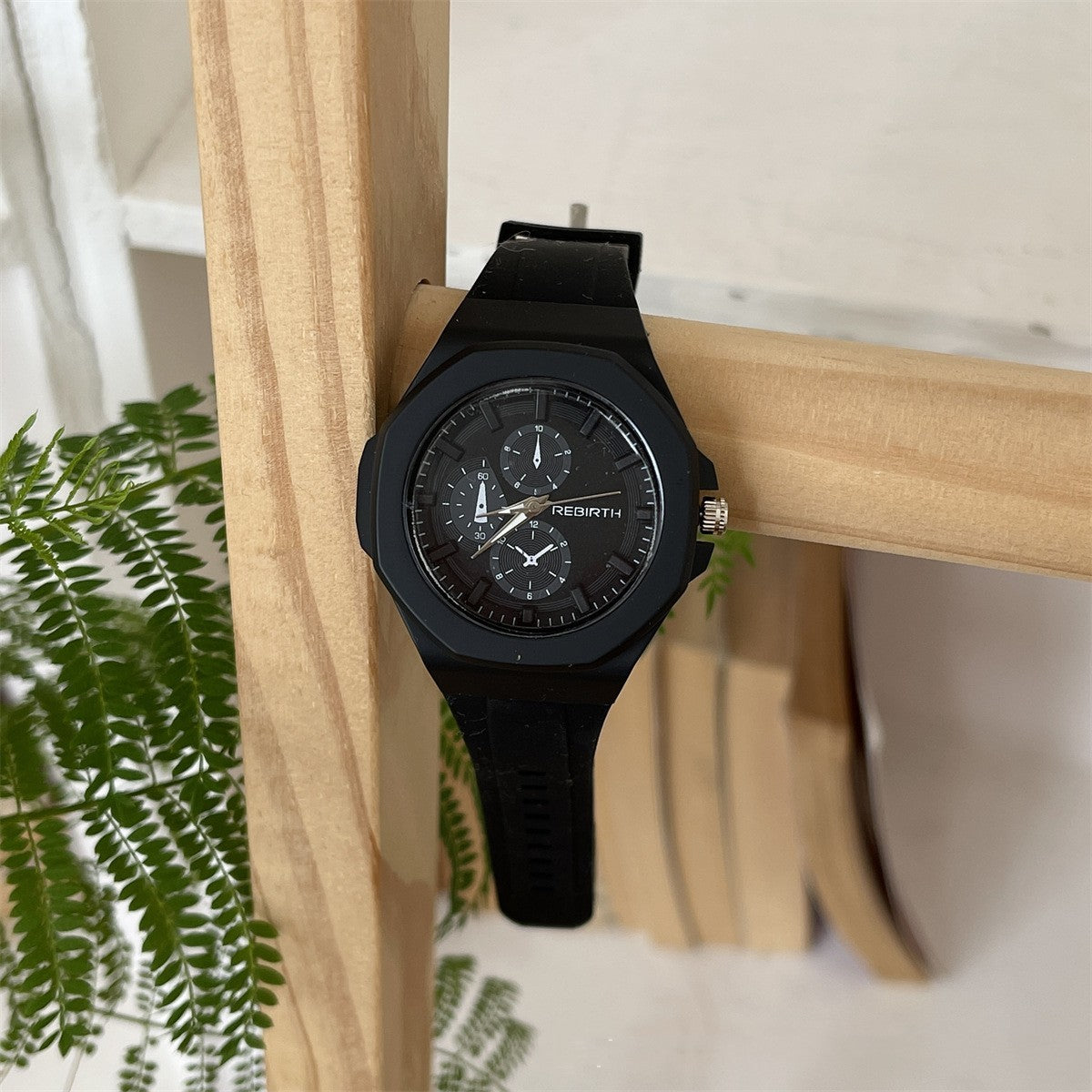 Reloj deportivo de cuarzo para mujer Reloj de silicona sencillo