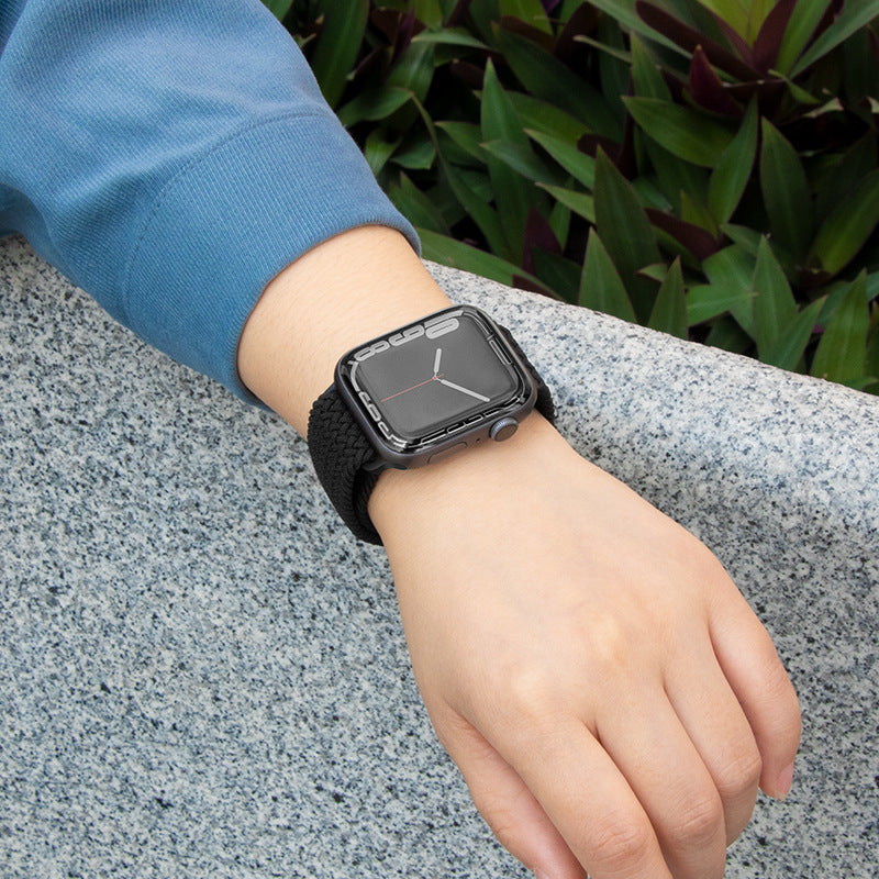 Correa de reloj trenzada de nailon ajustable