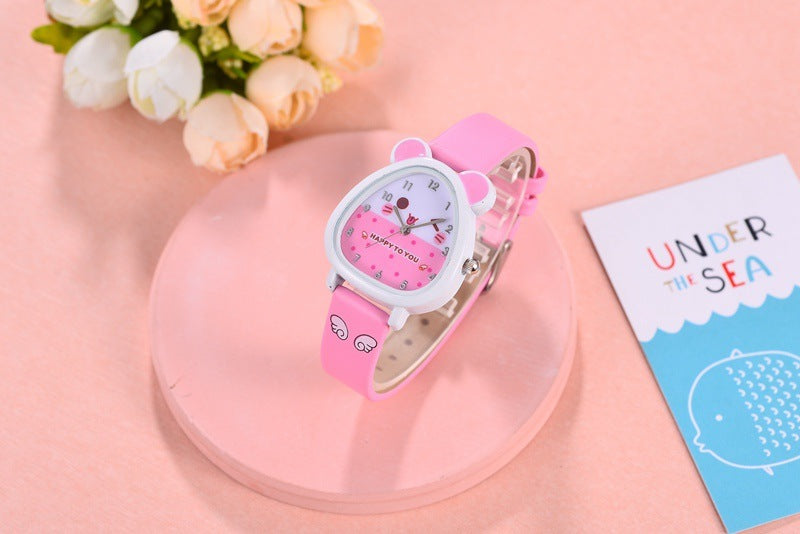 Reloj infantil con esfera de dibujos animados