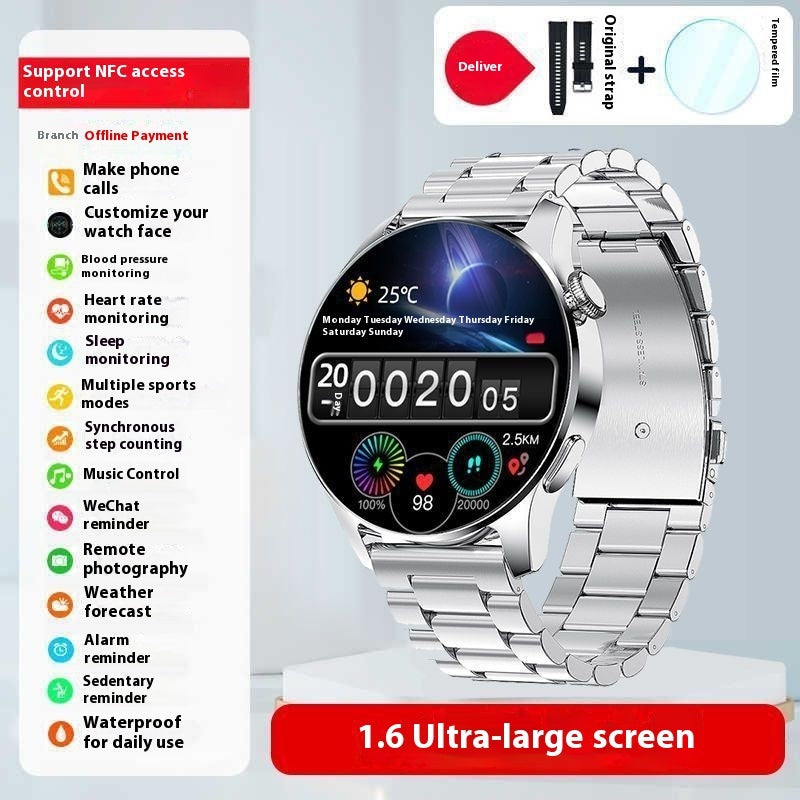 Pulsera deportiva reloj inteligente presión arterial masculino Bluetooth