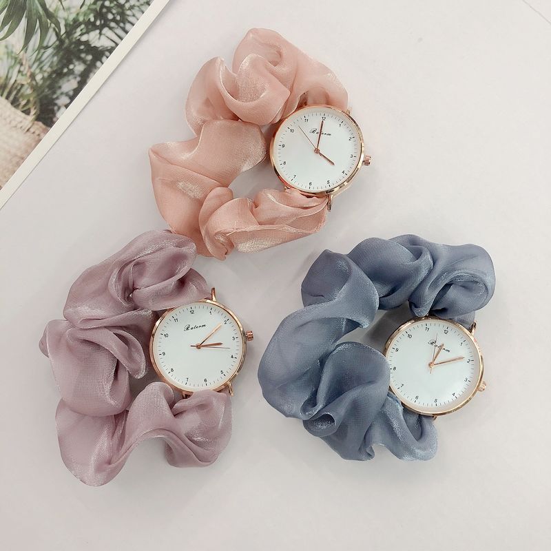 Reloj digital con cinta de moda creativa estilo Ins para mujer