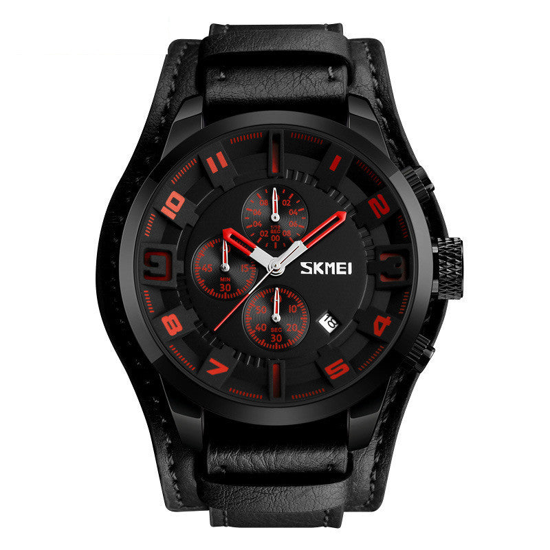 Fashion Men's Waterproof Business Quartz Multi-function Sports Watch