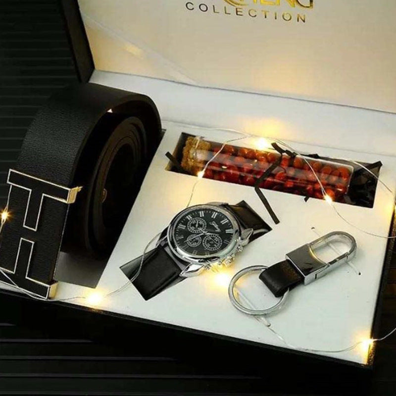 Belt Large Dial Quartz Watch Wallet