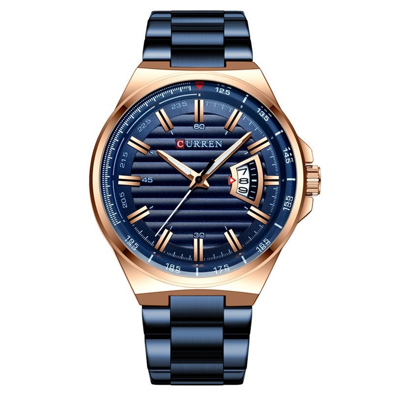 Men's Business Quartz Watch Calendar Large Dial