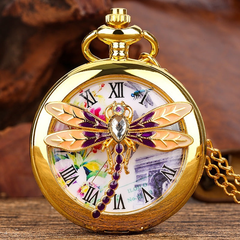 Reloj de bolsillo moderno y de tendencia para hombres y mujeres