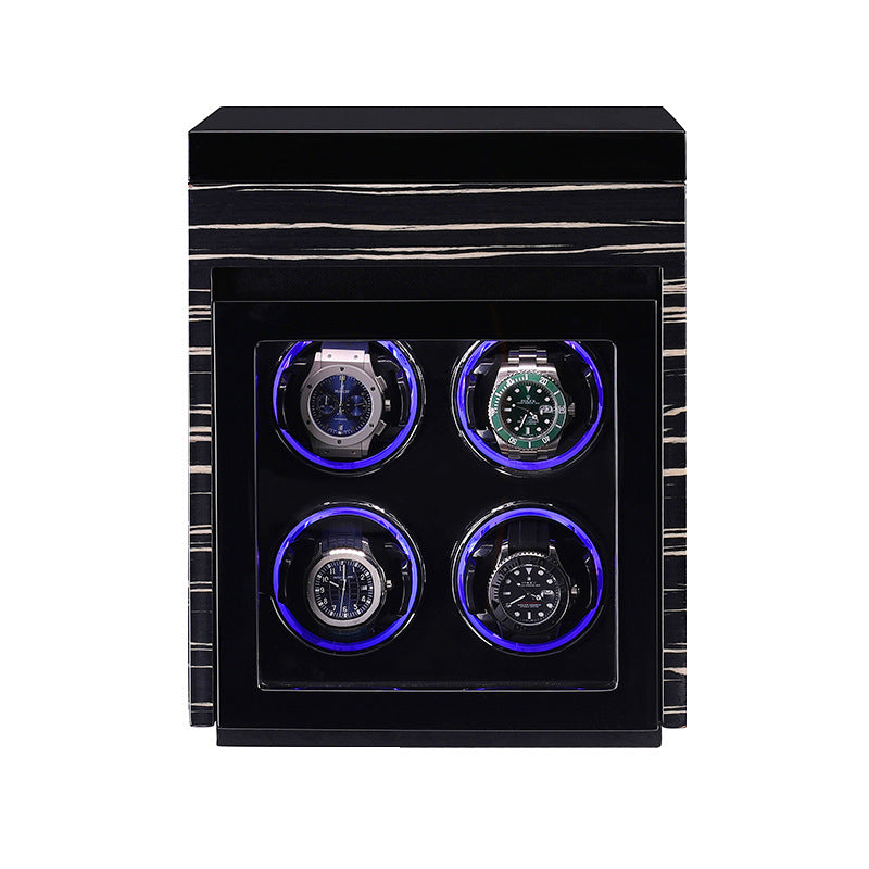 LED Atmosphere Light Automatic Chain Up Motor Watch Box