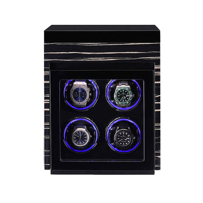 LED Atmosphere Light Automatic Chain Up Motor Watch Box