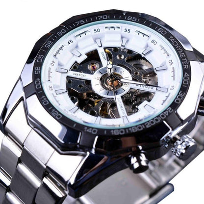 A Drop Shipping Forsining Watch Men's Fashion Casual Classic Popular Waterproof Manual Mechanical Watch