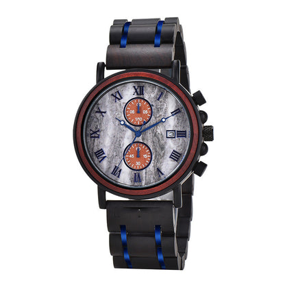 Leisure Business Quartz Wood Watch