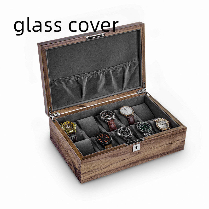 High Quality Solid Wood Watch Storage Box Jewelry Display