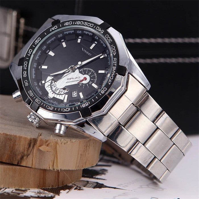 Men's Fashion Automatic Mechanical Watch With Calendar Luminous Waterproof