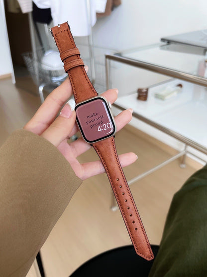 Homemade Vintage Comfortable Leather Watch Strap