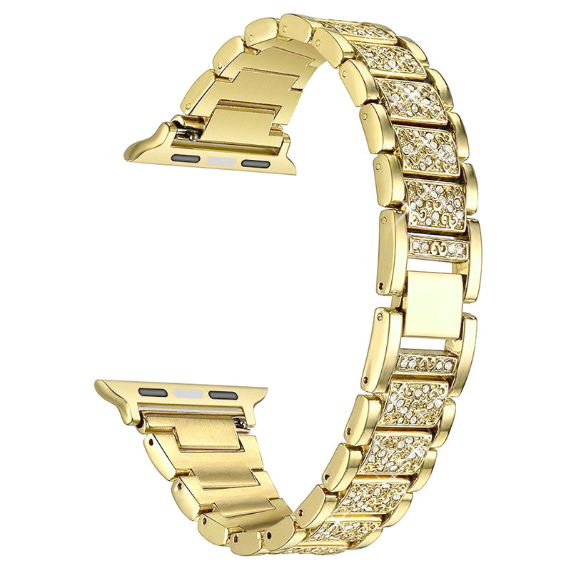 Diamond Bracelet Stainless Steel Metal Watchband