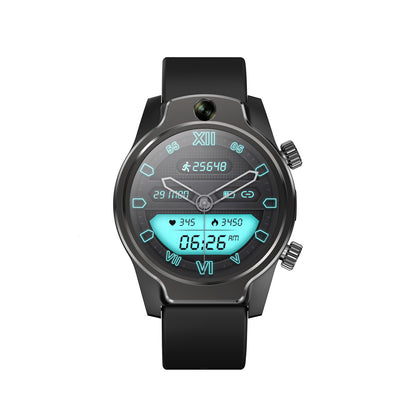 Reloj inteligente S08 IP68 para natación, detección de frecuencia cardíaca, cámara dual