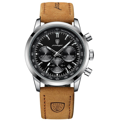 Reloj luminoso impermeable multifuncional para hombre