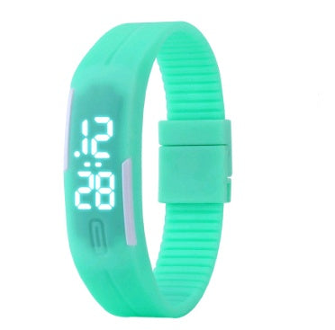 Reloj de pulsera LED resistente al agua, reloj deportivo de moda, reloj electrónico para estudiantes con pantalla táctil y luz blanca