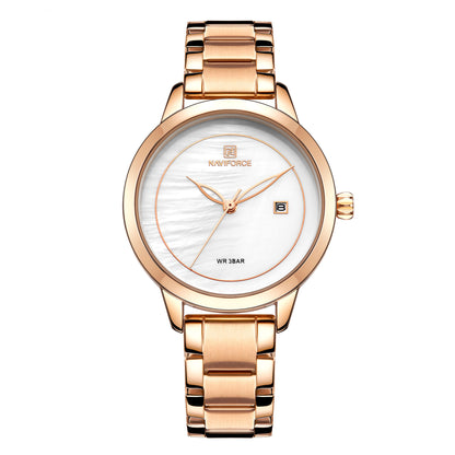 Reloj de señora Reloj de cuarzo simple de moda coreana para mujer