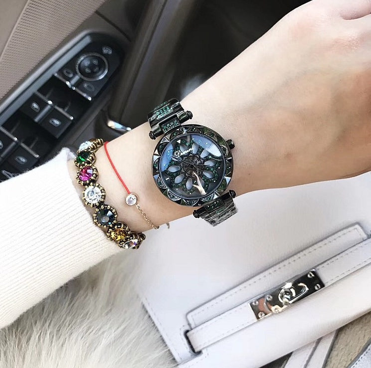 Elegant atmosphere watch fashion time to run ladies watch