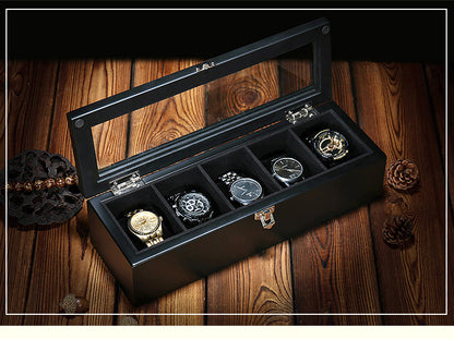 Wooden simple watch display box