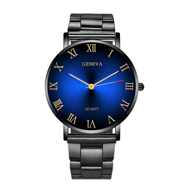 Reloj de hombre con números romanos
