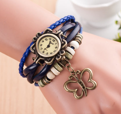 New bracelet bracelet hollow butterfly female style punk fashion punk fashion female student Watch