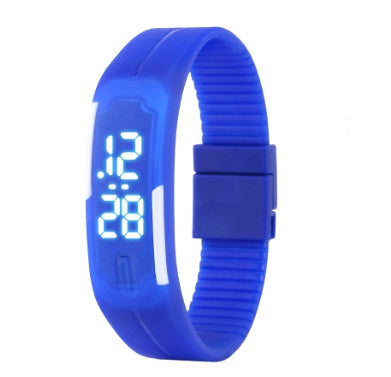 Reloj de pulsera LED resistente al agua, reloj deportivo de moda, reloj electrónico para estudiantes con pantalla táctil y luz blanca