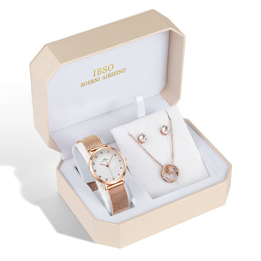 Reloj de mujer con collar que combina con todo temperamento