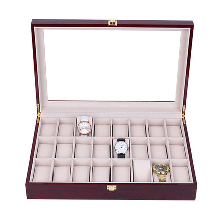 Painted Wooden Watch Box High-End Watch Storage Box