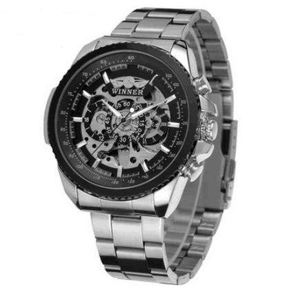 Hollow men's automatic mechanical watch